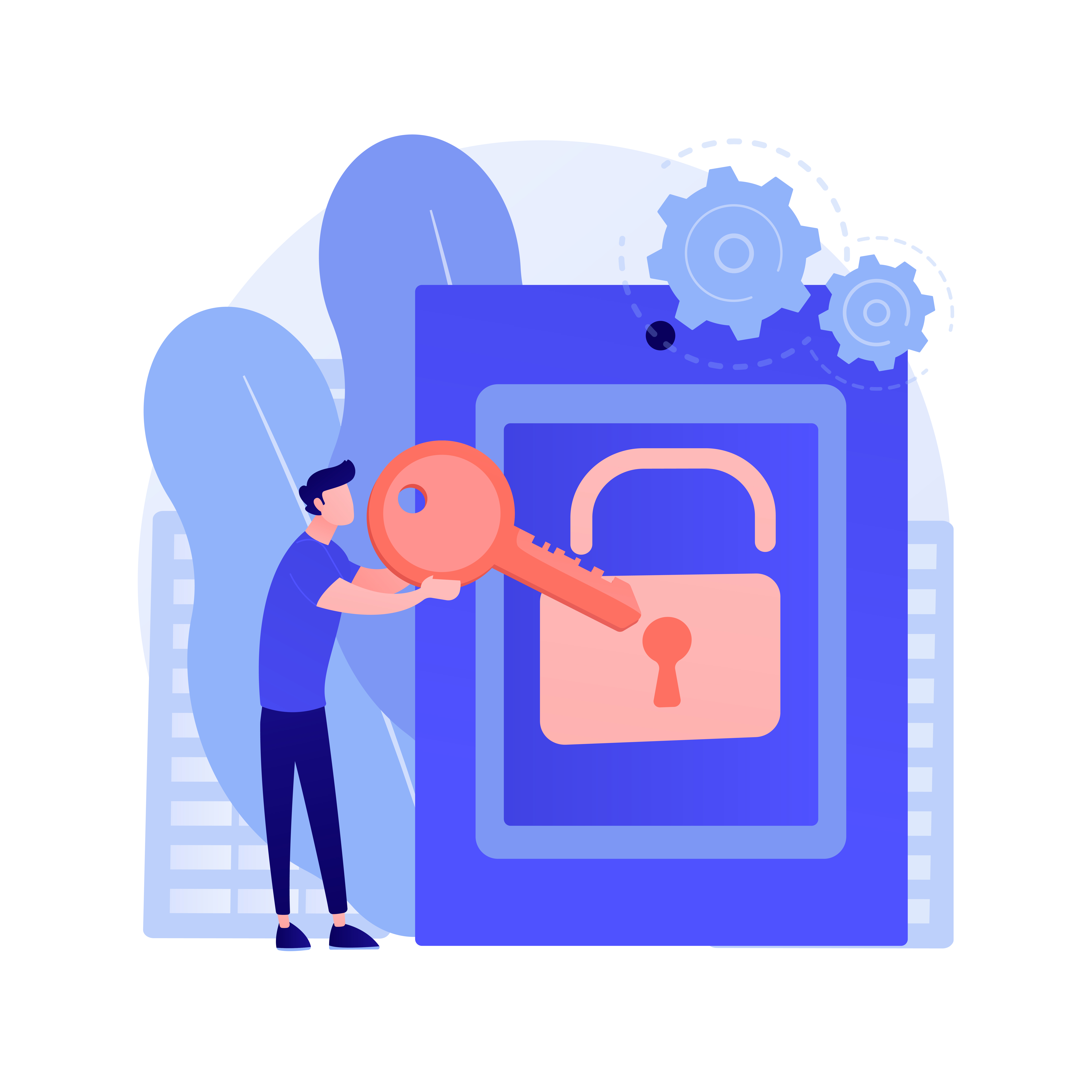 Login illustratie